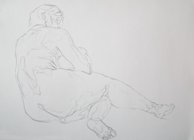 Woman curled up on couch